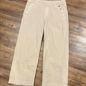 Chico's Tan Wide-Leg Pants